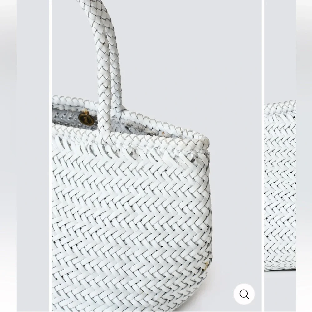 DRAGON DIFFUSION GRACE BASKET SMALL WHITE - Picture 3 of 7